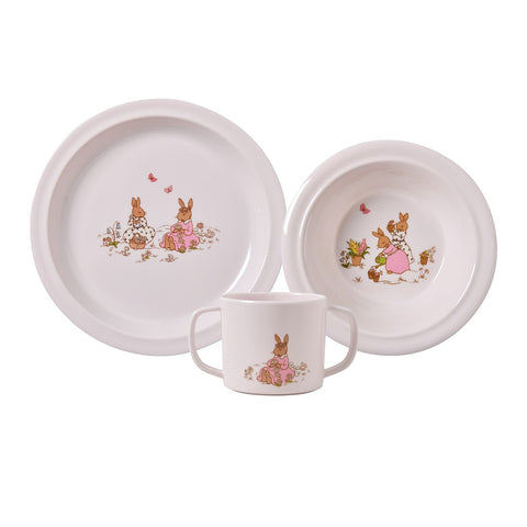 Bunnykins 3 piece Melamine Set