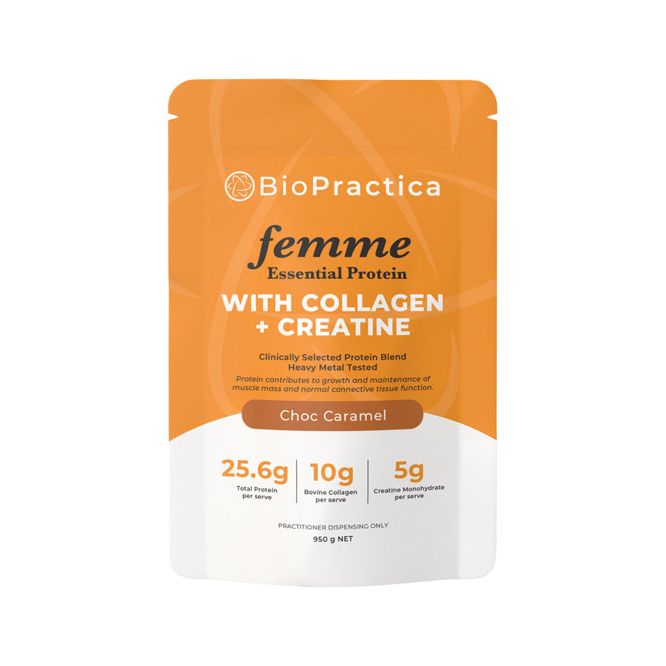 BioPractica Femme Essential Protein Choc Caramel 950g Powder