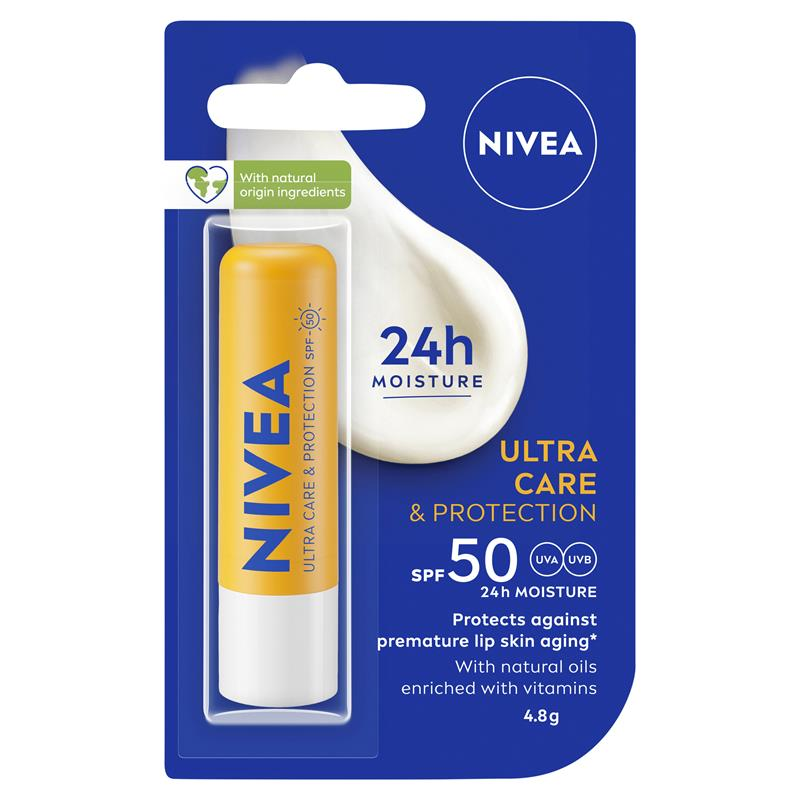 NIVEA Lip Ultra Care & Protection SPF50 4.8g