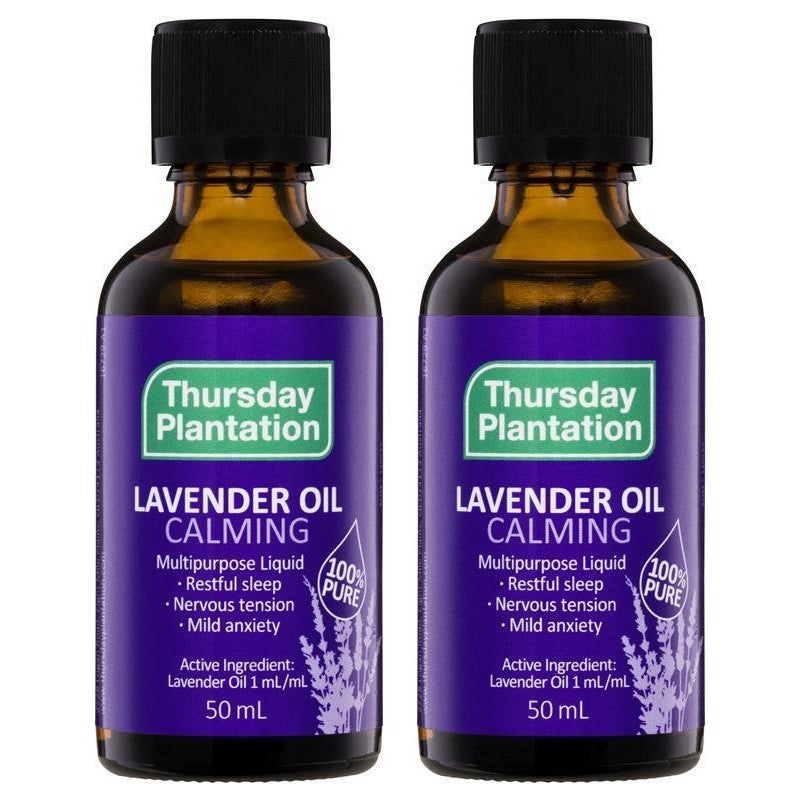Thursday Plantation Lavender Oil 100% Pure 2 x 50mL - Special Bundle