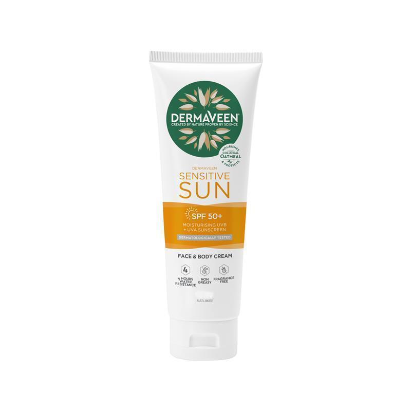 » Dermaveen Sensitive Sun SPF 50+ Moisturising Face & Body Cream 50g (100% off)