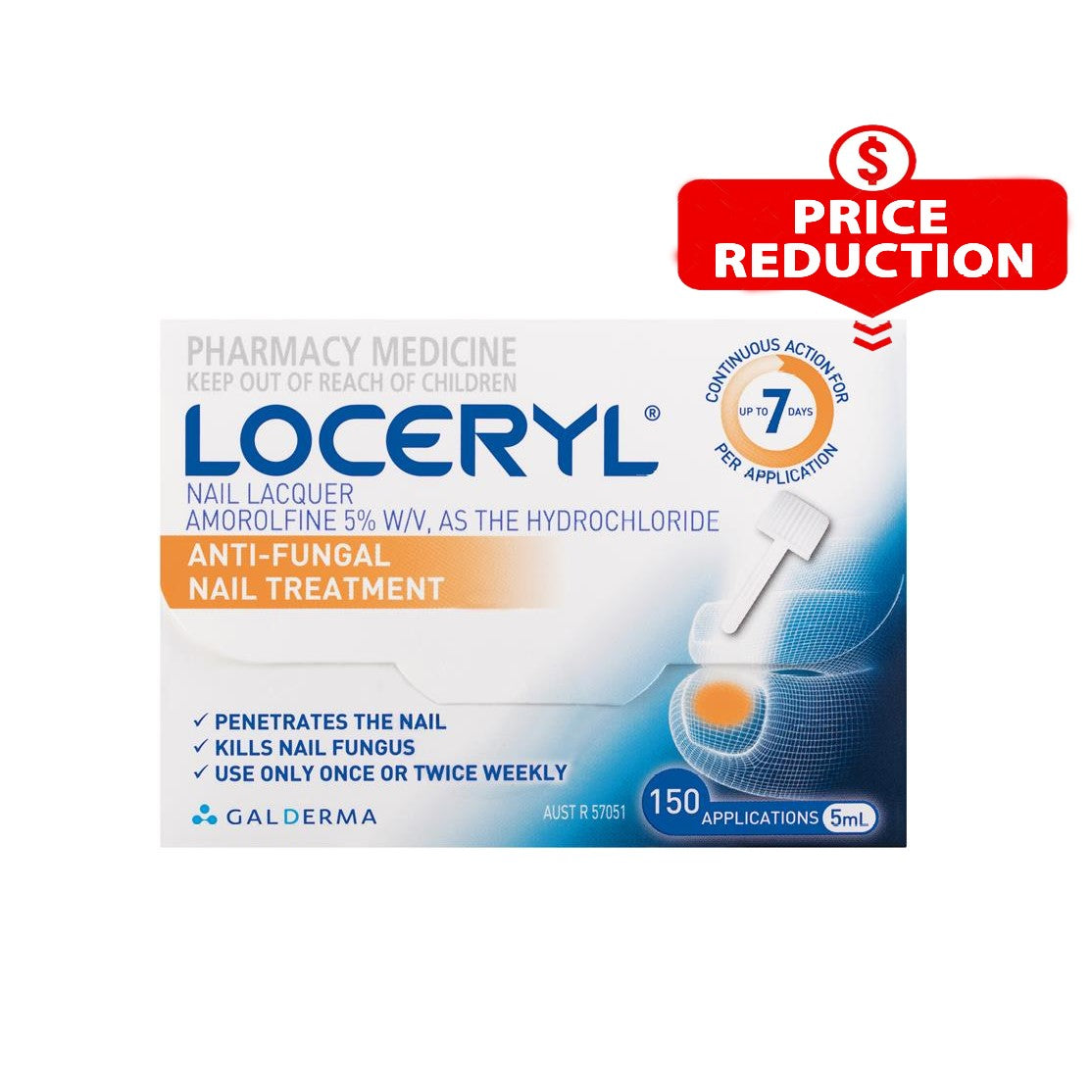 Loceryl Nail Lacquer Kit 5mL (Limit ONE per Order)