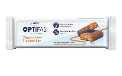OPTIFAST VLCD Bar Cappuccino - 6 x 65g 390g