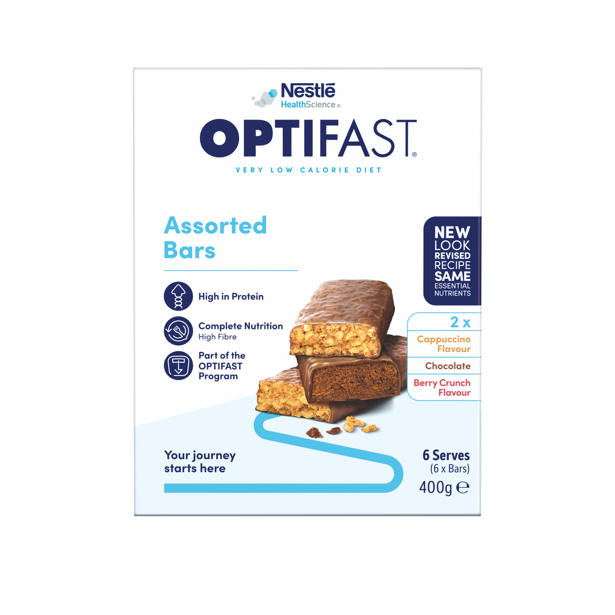 OPTIFAST VLCD Assorted Bars - 6 Pack