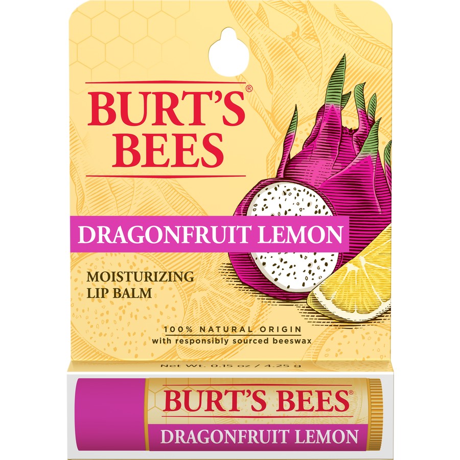 Burt's Bees Dragonfruit & Lemon Lip Balm 4.25g