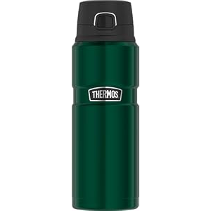 Thermos Stainless King Vacuum Bottle with Flip Lid 710mL - Pine Green