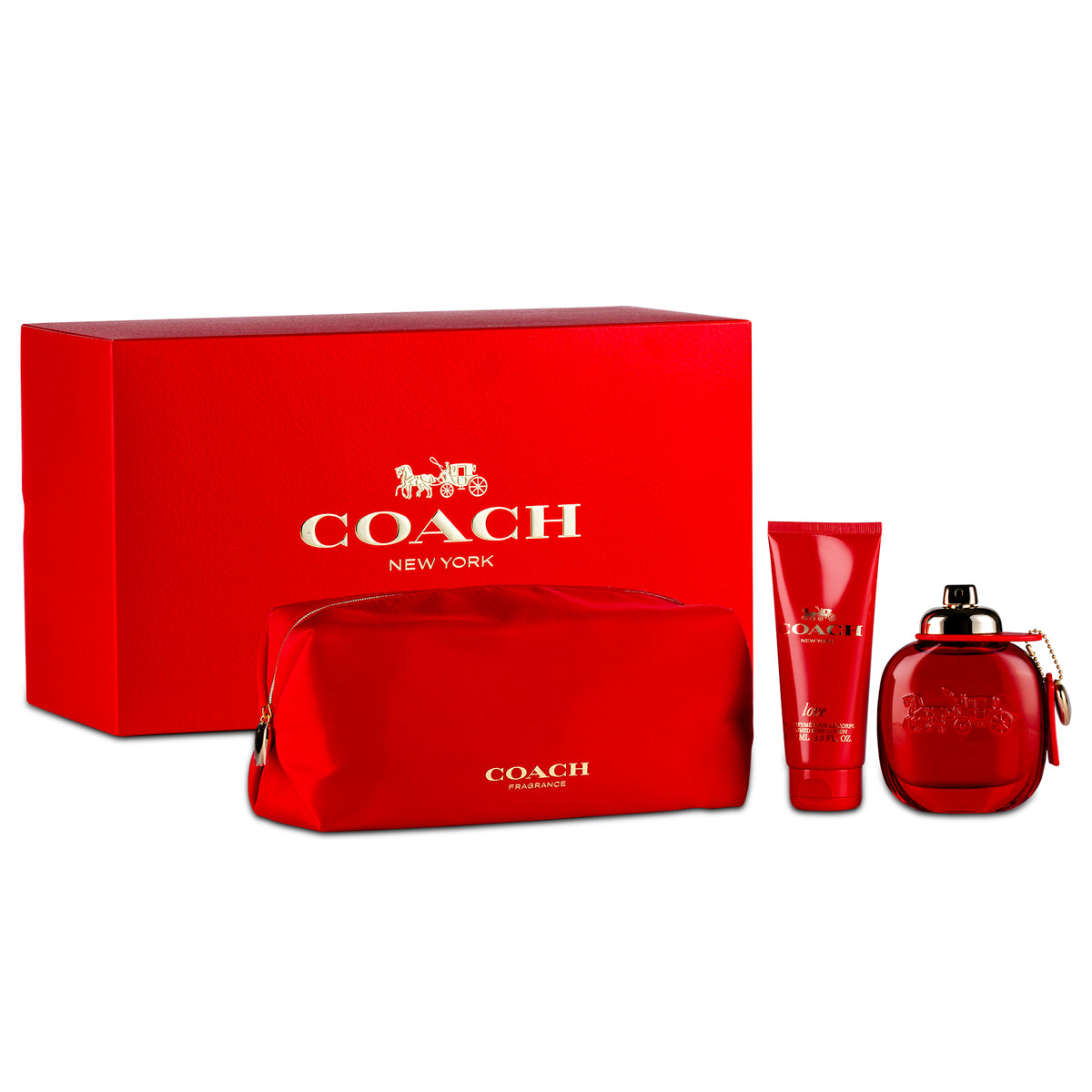 Coach Love Eau de Parfum 90mL 3 Piece Gift Set