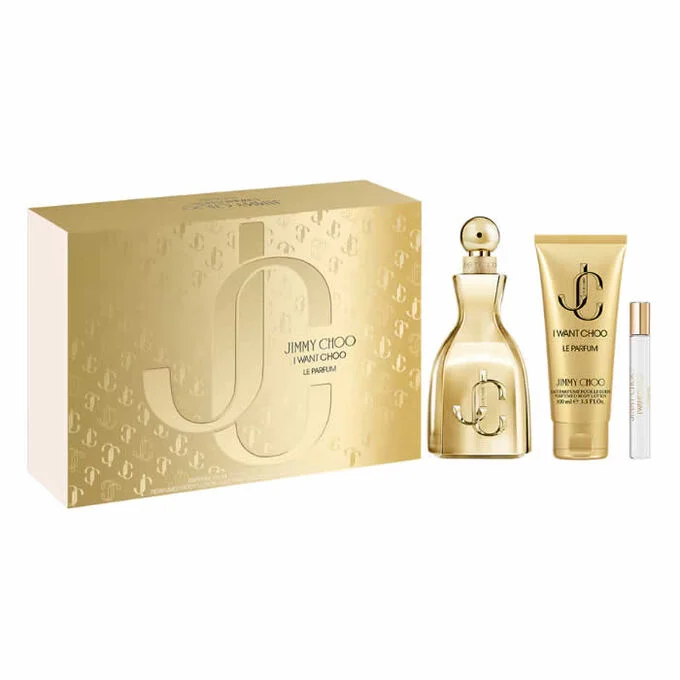 Jimmy Choo I Want Choo Le Parfum 100mL 3 Piece Gift Set