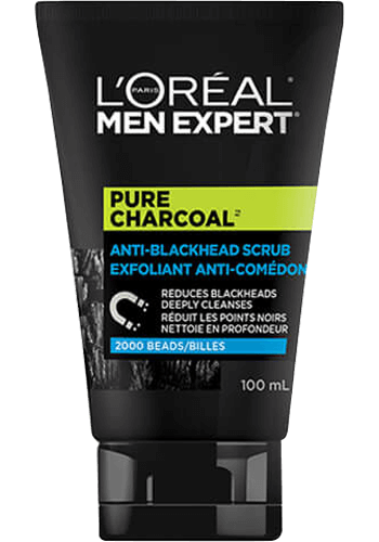 L'Oreal Paris Men Expert Pure Charcoal Anti-Blackhead Scrub 100mL