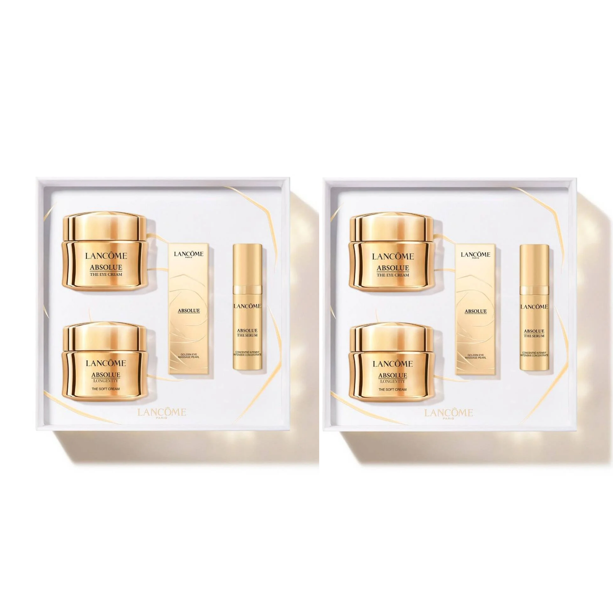 LANCOME Absolue Eye Cream 4 Piece Gift Set + BONUS 1 Set