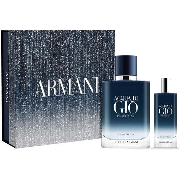 Giorgio Armani Acqua di Gio Profondo Eau De Parfum 100mL 2 Piece Set