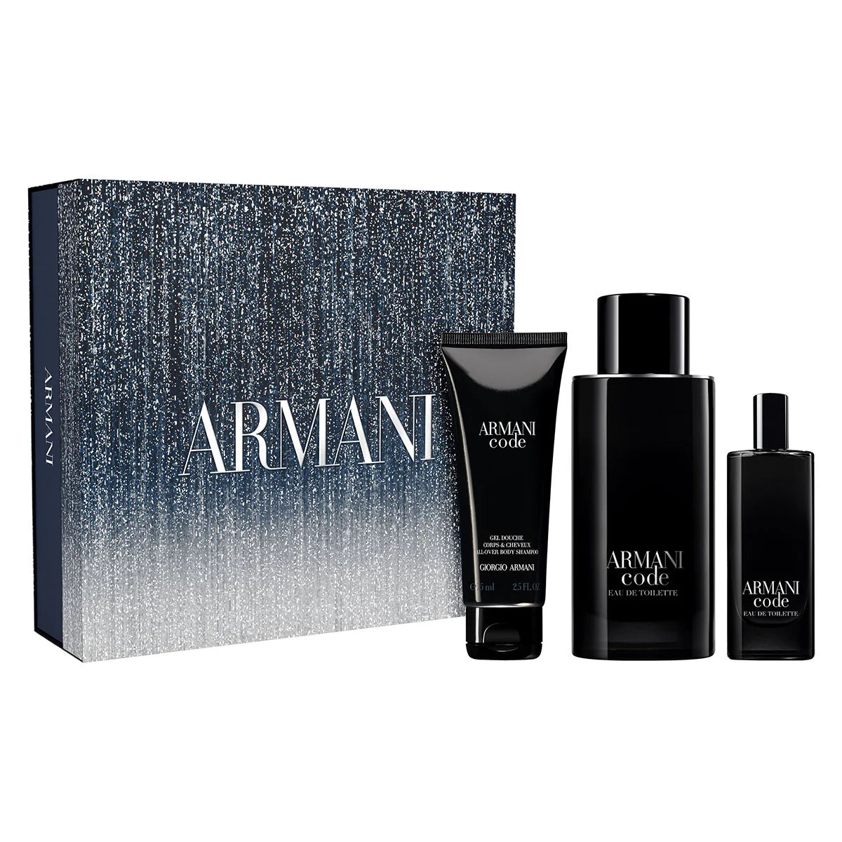 Giorgio Armani Code Eau De Toilette 125mL 3 Piece Set