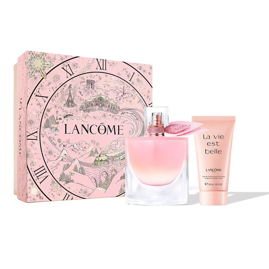 LANCOME La Vie Est Belle Vanille Nude Eau De Parfum 50mL Holiday 2025 2 Piece Gift Set