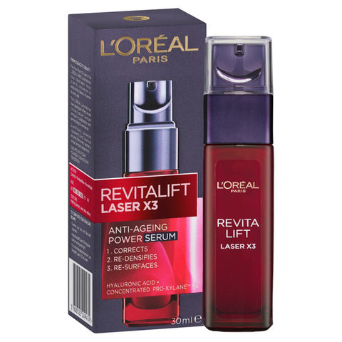 L'Oreal Paris Revitalift Laser X3 Anti-Ageing Power Face Serum 30mL
