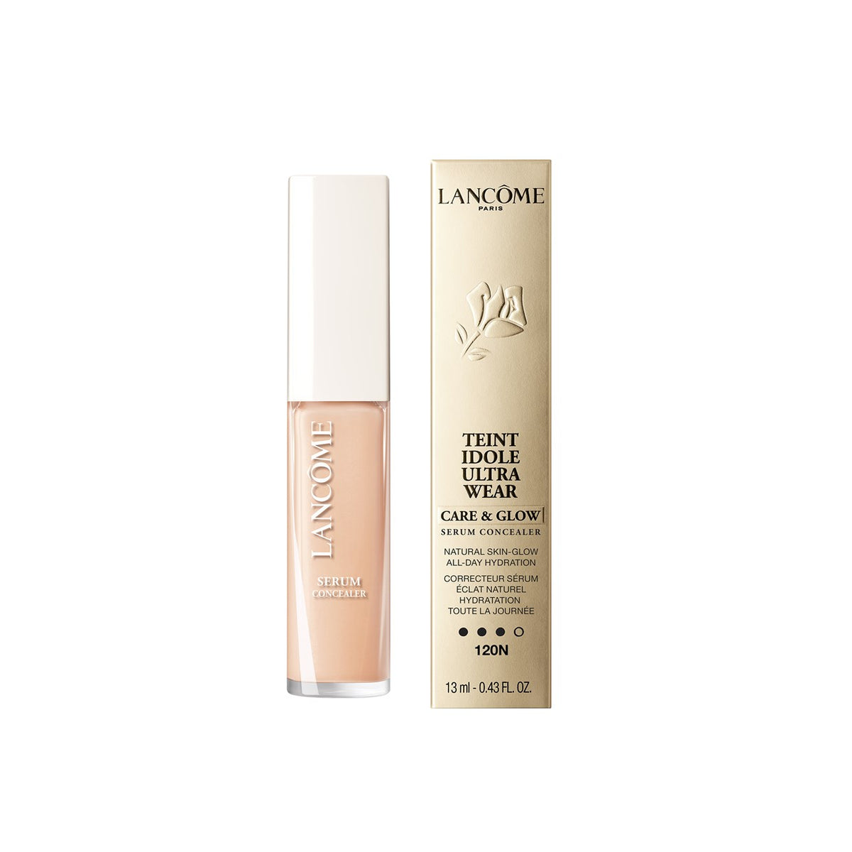 LANCOME Teint Idôle Ultra Wear Care & Glow Serum Concealer 13mL - 120N