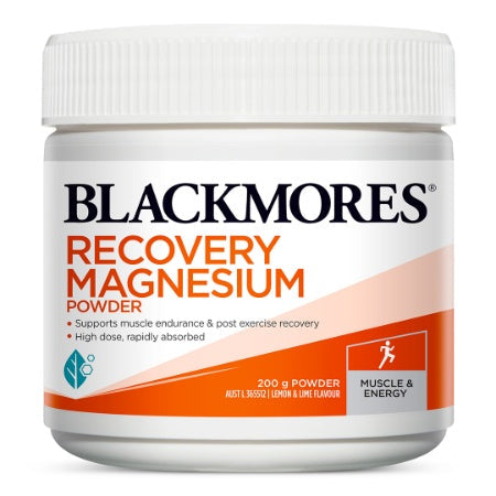 Blackmores Recovery Magnesium Powder 200g (Expiry 07/2024)