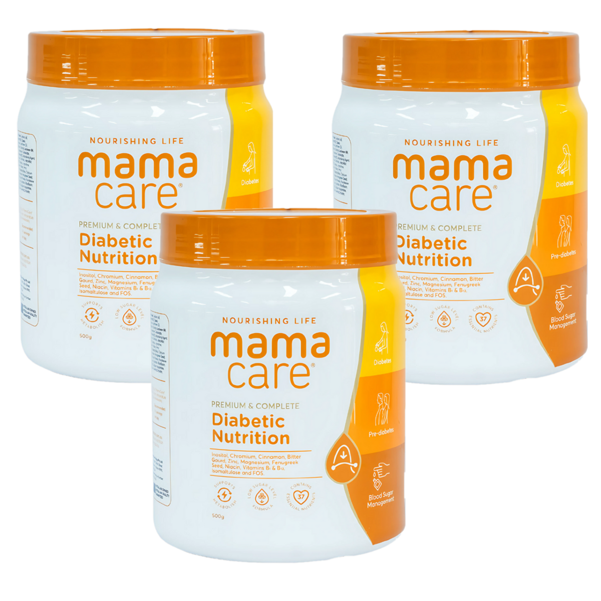 MamaCare Diabetic Nutrition 3 x 500g - Special Bundle