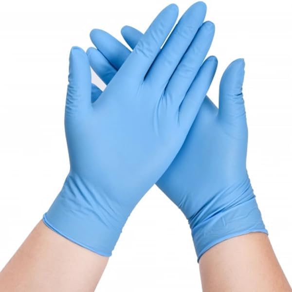 Nitrile Gloves - Mastermed Nitrile Tear Resistant Gloves of 100 Pack