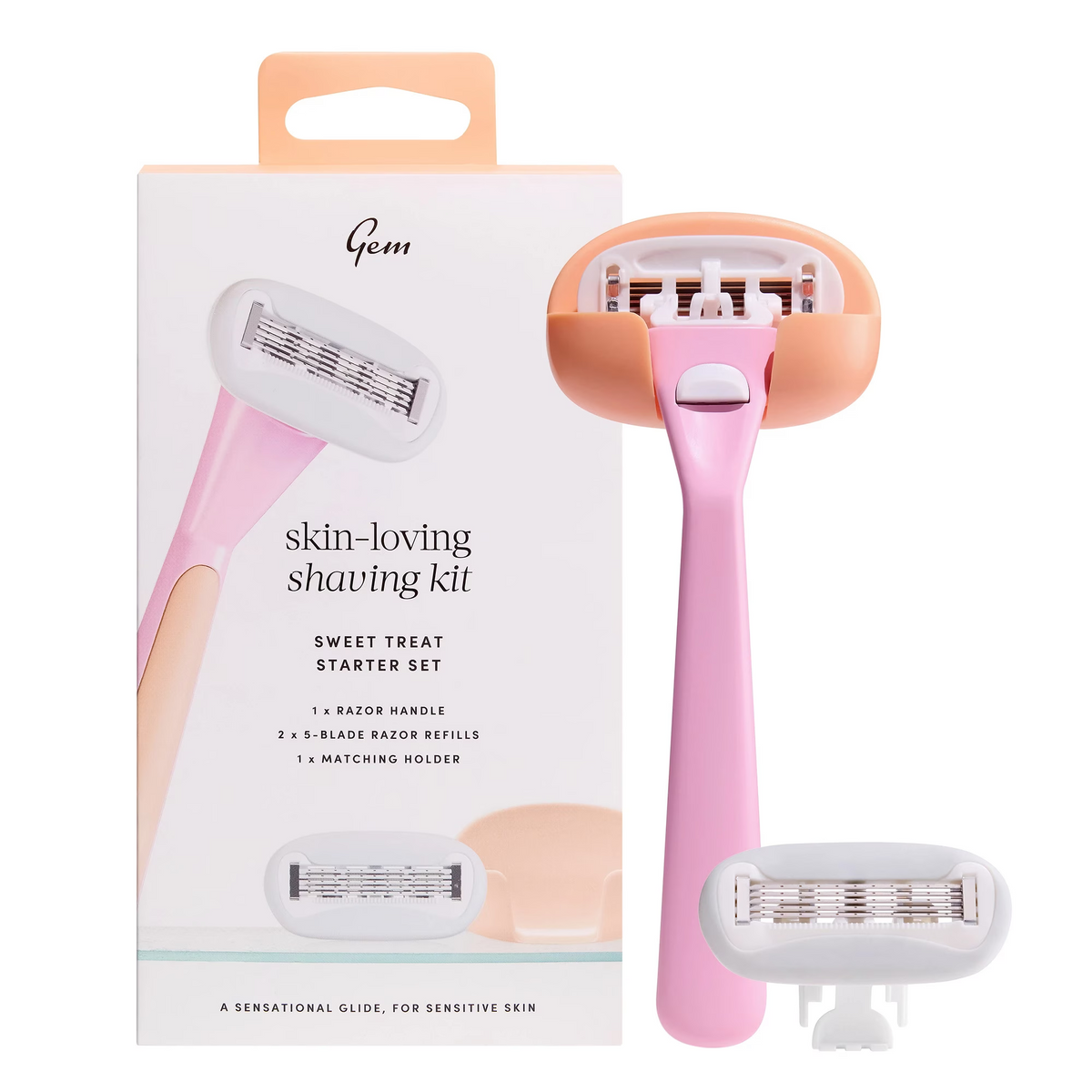 Gem Skin-Loving Shaving Sweet Treat Starter Set 1 Kit