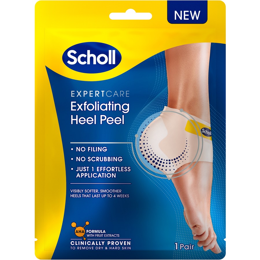 Scholl Expert Care Exfoliating Heel Peel 1 Pair