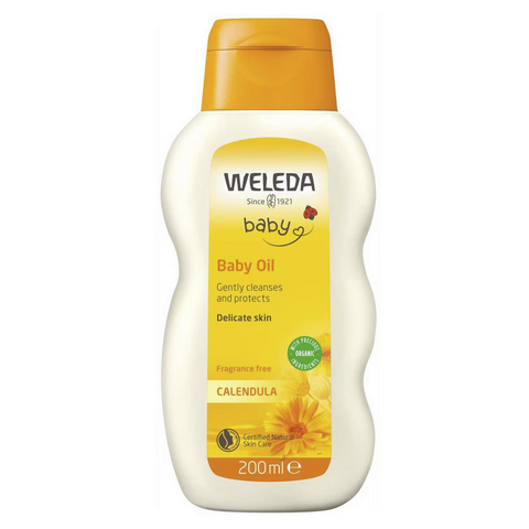 Weleda Calendula Baby Oil Fragrance Free 200mL