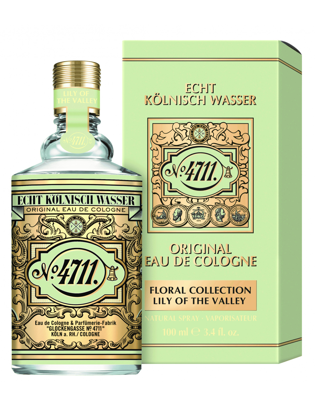4711 Original Eau De Cologne Floral Lily of the Valley Natural Spray 100mL