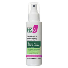 Load image into Gallery viewer, Plunkett&#39;s NUTRI SYNERGY 8 NS 8 Deo Foot &amp; Shoe Aluminium Free Spray 100mL