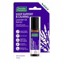 Load image into Gallery viewer, Thursday Plantation Sleep Support and Calming Lavender Oil Roll-On - 9mL (expiry 11/24)
