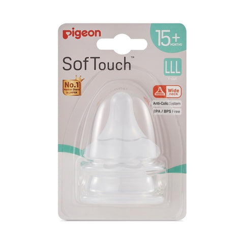 Pigeon SofTouch BPP Nipple Teat LLL 2 Pieces