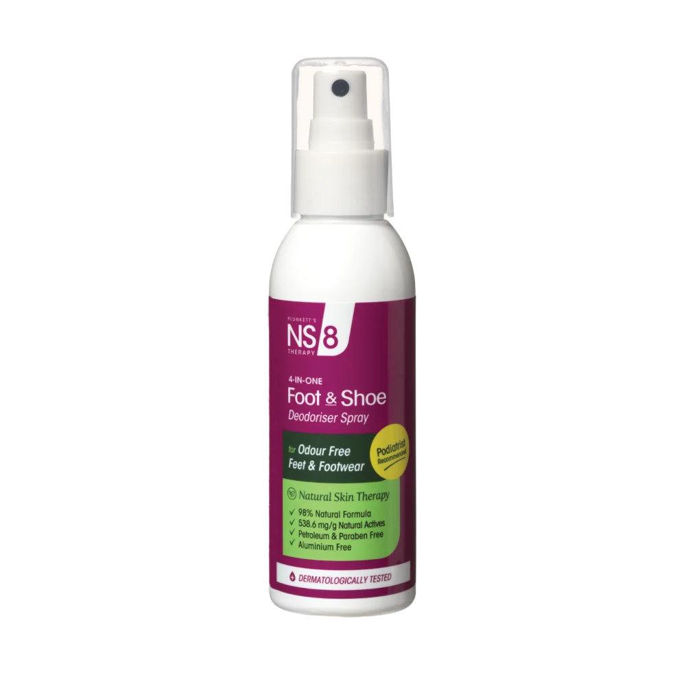 Plunkett's NUTRI SYNERGY 8 NS 8 Deo Foot & Shoe Aluminium Free Spray 100mL