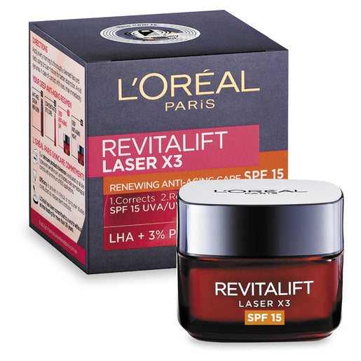 L'Oreal Paris Revitalift Laser X3 Intensive Anti-Ageing Day Moisturiser SPF15 50mL