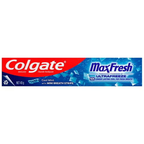 Colgate Max Fresh with Mini Breath Strips Cool Mint Toothpaste 40g