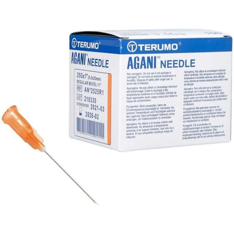 Terumo Agani Hypodermic Needles 100 Pack