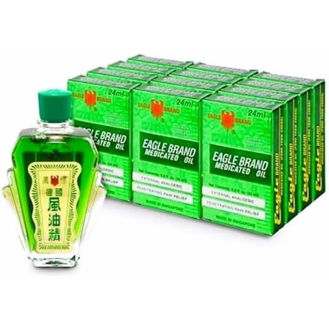 Eagle Brand Medicated Oil 12 x 24mL Pack
