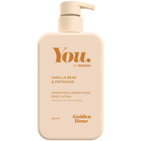 You By Redwin Golden Hour Body Lotion Vanilla Bean & Pistachio 350mL