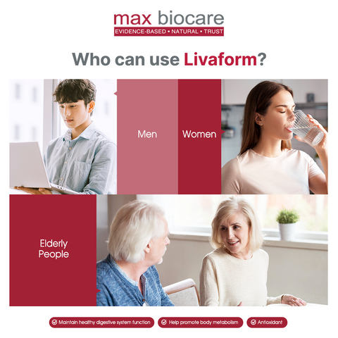 MAX BIOCARE LivaForm 60 Film Coated Tablets