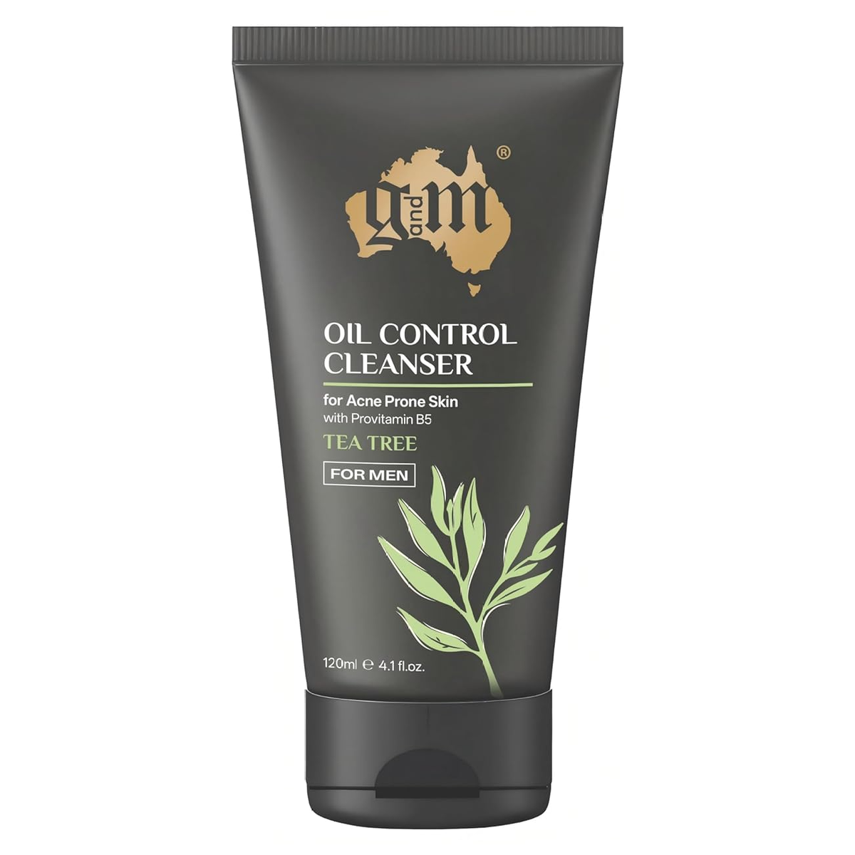 G&M Men's Tee Tree Oil Control Cleansing for Acne Prone Skin 120mL