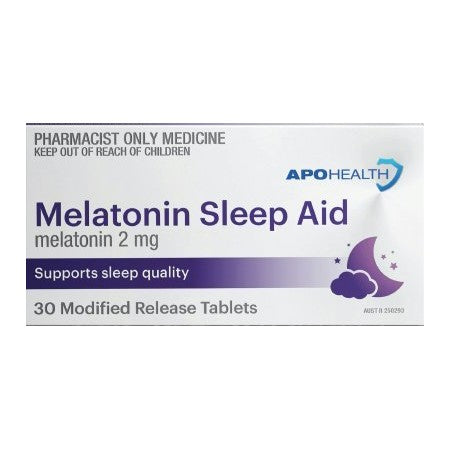 ApoHealth Melatonin Sleep Aid 30 Tablets (S3) (Limit of ONE per Order)