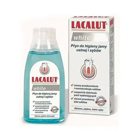 Lacalut White Mouthwash 300mL