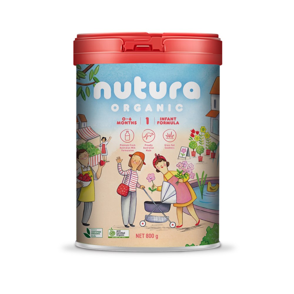 Nutura Organic Stage 1 Infant Formula 800g