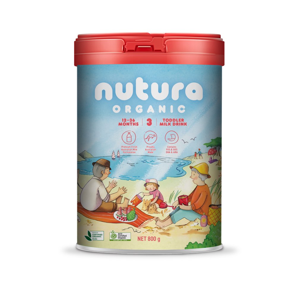 Nutura Organic Stage 3 Toddler Milk Drink 800g