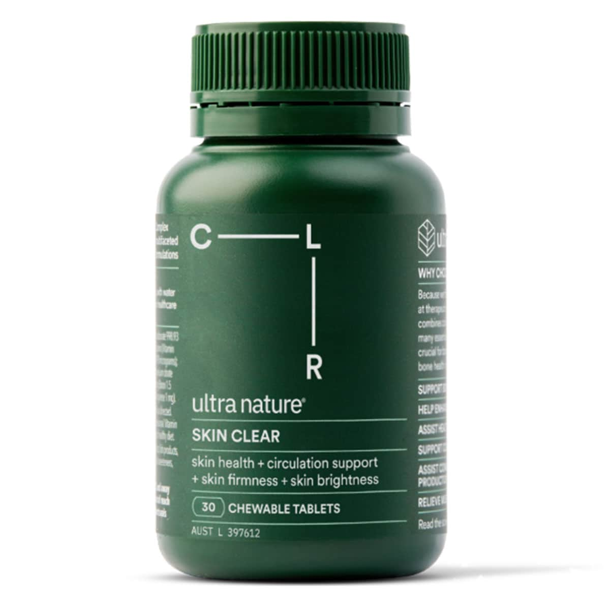 Ultra Nature Skin Clear 30 Chewable Tablets