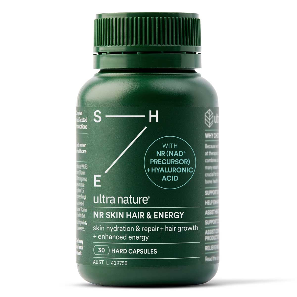 Ultra Nature NR Skin Hair + Energy 30 Capsules