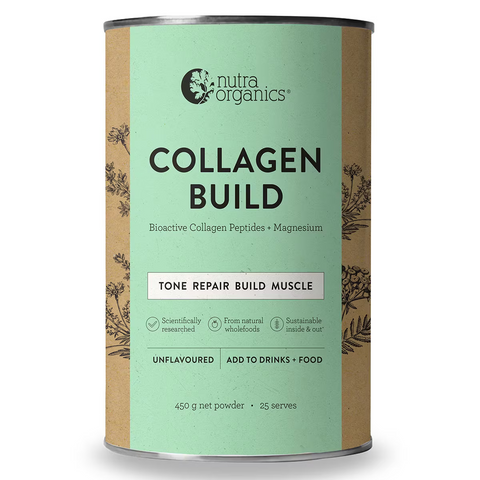 Nutra Organics Bioactive Collagen Peptides & Magnesium 450g