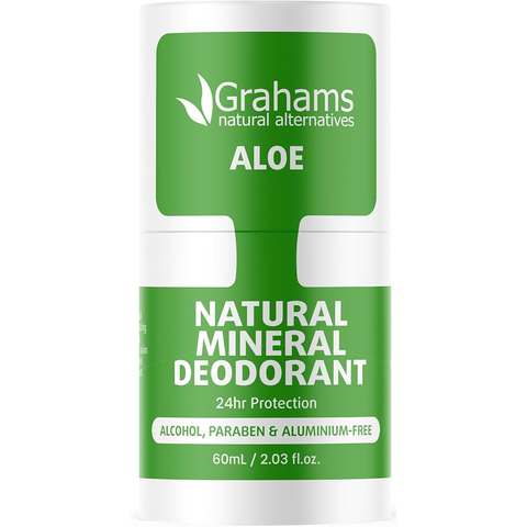 Grahams Natural Mineral Deodorant 24Hr Protection 60mL