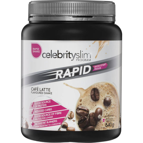 Celebrity Slim Rapid Shake Cafe Latte 840g