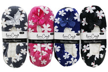 Load image into Gallery viewer, Sherpa Slippers -  Full Floral Size 35-40 (4 Assorted)