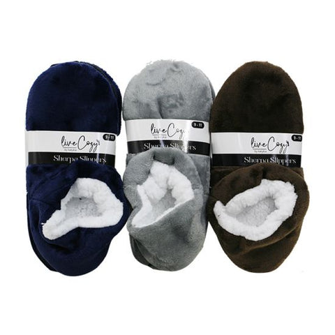 Sherpa Slippers - for Men Size 42-44 (3 Assorted)