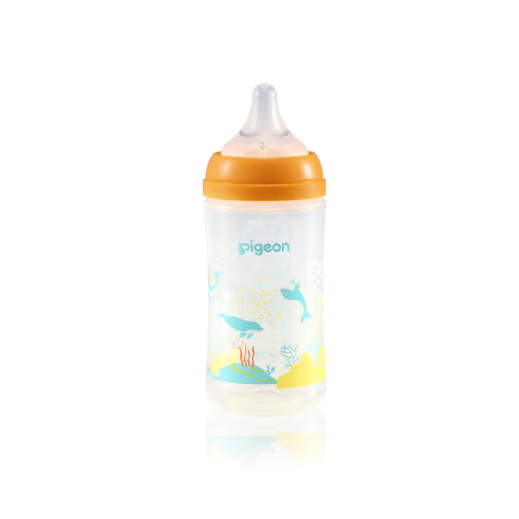 Pigeon SofTouch III Bottle PP 240mL - Dolphin