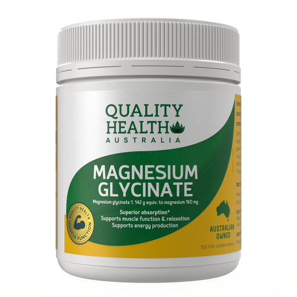 Quality Health Magnesium Glycinate 150 Tablets